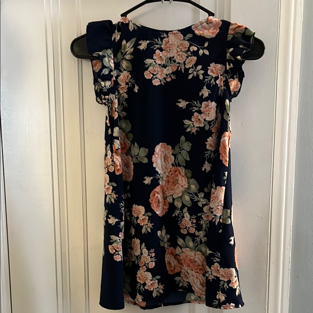 Floral Navy Kids Dress
